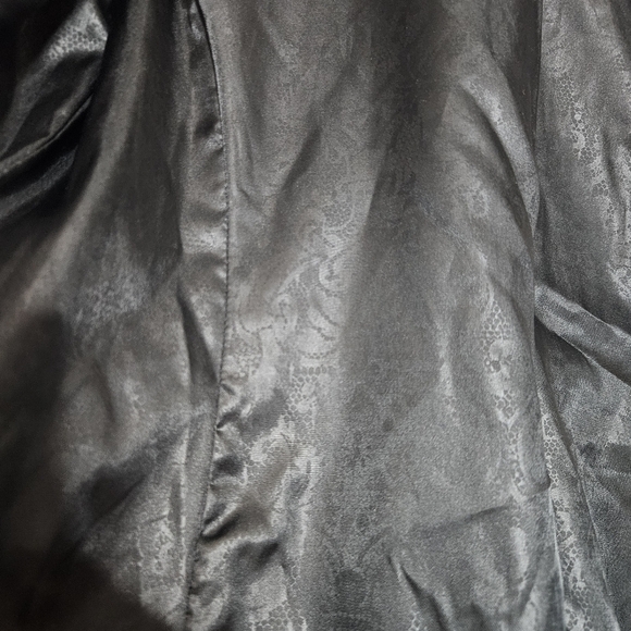 GUESS Wool-Blend Black/White Houndstooth Lined Coat Jacket Women’s Large - Picture 6 of 11